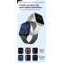 Smart Watch Touch Screen IP68 Waterproof Heart Rate Blood Pressure Monitor Smartwatch Silver Steel belt