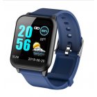 Smart Watch Waterproof Sport Blood Pressure Heart Rate Monitor  for Phone <span style='color:#F7840C'>Android</span> Smart Bracelet blue