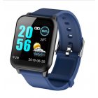 Smart Watch Waterproof Sport Blood Pressure Heart Rate Monitor  for Phone Android Smart Bracelet blue