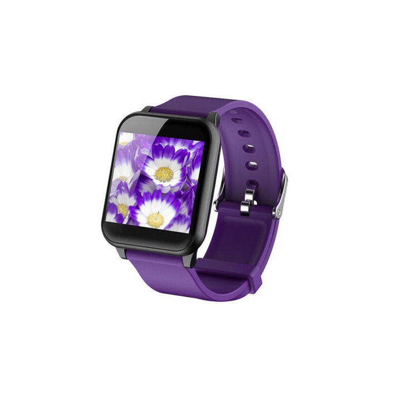 Smart Watch Waterproof Sport Blood Pressure Heart Rate Monitor  for Phone Android Smart Bracelet  purple