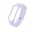 Smart Watch Wristband for Xiaomi 3 and 4 Bracelet Intellegent Sports Bracelet TPU Waterproof Wristband Light blue