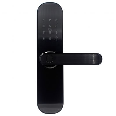 Smart Wifi Home Door Lock Keyless Fingerprint Entry Temporary Password Remote Control Bedroom Hotel Black