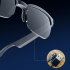 Smart Wireless Glasses Earphones Built In Mic Speakers Glasses Headphones Sports Touch Control Glasses Headset Black