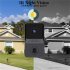 Smart Wireless Wifi Doorbell Built In Microphone Speaker 110 Degree Wide angle Intercom Video Camera Black