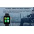 Smart Wristband Z6 Bluetooth Smart Watch with Call Information Reminder Step counting Function Black