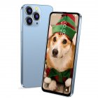 6.5 inch HD I14promax Smartphone MTK6753 8-core 3GB RAM 32GB ROM AMOLED Android 4G Phone Blue