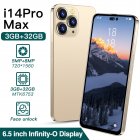 Smartphone 6.5-inch High-definition Screen I14promax Android 4g Network Phone (3+32gb) gold US Plug