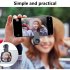 Smartphone Camera Mirror Reflection Clip Kit Portable Mobile Phone Camera Mirror Clip With Storage Bag Dustproof Cloth For Outdoor Travel Phone Photography 4 pi