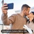 Smartphone Camera Mirror Reflection Clip Kit Portable Mobile Phone Camera Mirror Clip With Storage Bag Dustproof Cloth For Outdoor Travel Phone Photography 4 pi