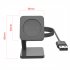 Smartwatch Charger Charging Stand Base Dock Power Adapter Compatible For Xiaomi S1 Acitve color color2 black