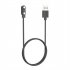 Smartwatch Charger Magnetic Charging Cable Cradle Compatible For Xiaomi Haylou Solar Plus   Heylou Ls16 black