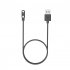Smartwatch Dock Charger Adapter Magnetic Usb Charging Cable Compatible For Xiaomi Haylou Solar Plus   Ls16 Black 60CM
