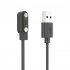 Smartwatch Dock Charger Adapter Magnetic Usb Charging Cable Compatible For Xiaomi Haylou Solar Plus   Ls16 Black 60CM