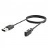 Smartwatch Dock Charger Adapter Magnetic Usb Charging Cable Compatible For Xiaomi Haylou Solar Plus   Ls16 Black 60CM