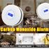 Smoke Alarm Co Carbon Monoxide Detector 2 In 1 Household Lcd Display Sound Light Alarm For House Apartment English