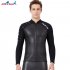 Smoothbark Diving Suit for Men 3MM Seperate Suit Female Jacket Surfing Warm Swimwear Female black XL