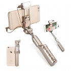 Snap beautiful selfies and stunning panoramic shots with a 3 in 1 selfie stick  coming with an LED light and a powerful battery 