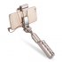 Snap beautiful selfies and stunning panoramic shots with a 3 in 1 selfie stick  coming with an LED light and a powerful battery 
