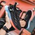 Sneakers For Men Breathable Mesh Running Shoes Anti slip Wear resistant Rubber Soles Sport Shoes For Running Fitness Denim Blue 39