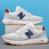Sneakers For Men Women Anti slip Wear resistant Rubber Soles Sport Shoes Breathable Mesh Running Shoes For Running Fitness ZM 065 gray 40