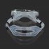 Snorkel Mask With Physical Tempered Glass Lens Swimming Waterproof Soft Silicone Glasses Full Dry Tube Diving Snorkel And Goggles Set Transparent Black