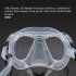 Snorkel Mask With Physical Tempered Glass Lens Swimming Waterproof Soft Silicone Glasses Full Dry Tube Diving Snorkel And Goggles Set Transparent Black