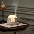 Snow House Humidifier 2 in 1 Night Light Humidifier  USB Charging Household 350ml Desktop Humidifiers  Timing Adjustment Cute Mist Humidifiers For Car  Office  