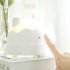 Snow House Humidifier 2 in 1 Night Light Humidifier  USB Charging Household 350ml Desktop Humidifiers  Timing Adjustment Cute Mist Humidifiers For Car  Office  