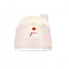 Snow House Humidifier 2-in-1 Night Light Humidifier, USB Charging Household 350ml Desktop Humidifiers, Timing Adjustment Cute Mist Humidifiers For Car, Office, Bedroom pink