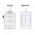 Soccer Lineup Clipboard Soccer Dry Erase Coaches Clipboard Double Sided Soccer Coaches Clipboard For Outdoor Matches Coaches Training board