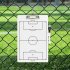 Soccer Lineup Clipboard Soccer Dry Erase Coaches Clipboard Double Sided Soccer Coaches Clipboard For Outdoor Matches Coaches Training board