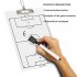 Soccer Lineup Clipboard Soccer Dry Erase Coaches Clipboard Double Sided Soccer Coaches Clipboard For Outdoor Matches Coaches Training board