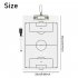 Soccer Lineup Clipboard Soccer Dry Erase Coaches Clipboard Double Sided Soccer Coaches Clipboard For Outdoor Matches Coaches Training board