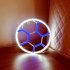 Soccer Neon Sign For Bedroom  Battery USB Powered LED Football Neon Lamp Sports Neon Sign For Home Bedroom Club Party Wall Hanging Decor pink blue