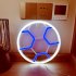 Soccer Neon Sign For Bedroom  Battery USB Powered LED Football Neon Lamp Sports Neon Sign For Home Bedroom Club Party Wall Hanging Decor pink blue