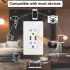 Socket Base Mini Camera Usb Interface Power Outlets Hd Wifi Wireless Ip Camcorder Home Security Surveillance Cam Q15 USB