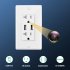Socket Base Mini Camera Usb Interface Power Outlets Hd Wifi Wireless Ip Camcorder Home Security Surveillance Cam Q15 USB