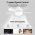 Socket Fan Light With Remote  E27 Base Screw Ceiling Fan With Light  Detachable Fan Blades  3 Speed  Dimmable 3 Color Temperatures  Timer Function 18 inches