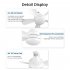 Socket Fan Light With Remote  E27 Base Screw Ceiling Fan With Light  Detachable Fan Blades  3 Speed  Dimmable 3 Color Temperatures  Timer Function 18 inches