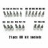 Socket Wrench Set  Wrench Socket Set With Rotating Handle  Extension Bar  Universal Joint  Sliding T bar  Blowing Box For Household  Auto Repairing Small 46 pie