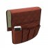 Sofa Armchair Storage Bag Portable Foldable Large Size Armrest Organizer Suitable For Most Couch Recliner Chair Arms grey