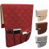 Sofa Armchair Storage Bag Portable Foldable Large Size Armrest Organizer Suitable For Most Couch Recliner Chair Arms grey