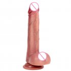 Soft Dildo Realistic Skin Feel Human Penis Silicone Dildo With Suction Cup Adult Dildo Sex Toys G-spot Stimulation Thick Dick Anal Sex Toys For Men Women Sex Pleasure 8.7 Inch color