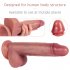 Soft Dildo Realistic Skin Feel Human Penis Silicone Dildo With Suction Cup Adult Dildo Sex Toys G spot Stimulation Thick Dick Anal Sex Toys For Men Women Sex Pl