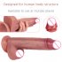 Soft Dildo Realistic Skin Feel Human Penis Silicone Dildo With Suction Cup Adult Dildo Sex Toys G spot Stimulation Thick Dick Anal Sex Toys For Men Women Sex Pl