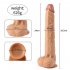 Soft Dildo Realistic Skin Feel Human Penis Dildo With Suction Cup Adult Dildo Sex Toys G spot Stimulation Thick Dick Anal Sex Toys For Men Women Sex Pleasure 11