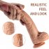 Soft Dildo Realistic Skin Feel Human Penis Dildo With Suction Cup Adult Dildo Sex Toys G spot Stimulation Thick Dick Anal Sex Toys For Men Women Sex Pleasure 11