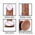 Soft Dildo Realistic Skin Feel Human Penis Dildo With Suction Cup Adult Dildo Sex Toys G spot Stimulation Thick Dick Sex Toys For Women Sex Pleasure 7 87 Inch b