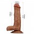 Soft Dildo Realistic Skin Feel Human Penis Dildo With Suction Cup Adult Dildo Sex Toys G spot Stimulation Thick Dick Sex Toys For Women Sex Pleasure 7 87 Inch b