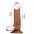 Soft Dildo Realistic Skin Feel Human Penis Dildo With Suction Cup Adult Dildo Sex Toys G spot Stimulation Thick Dick Sex Toys For Women Sex Pleasure 7 87 Inch b